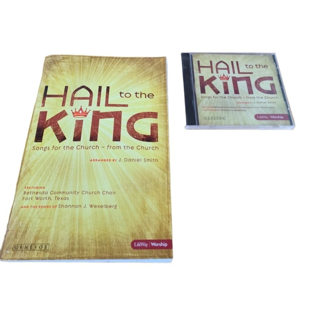 New hail to the King Worship CD & Booklet New